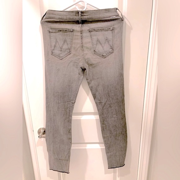 MOTHER Looker Ankle Fray High-Rise Jeans - Picture 2 of 4